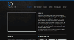 Desktop Screenshot of crystal-sound.de