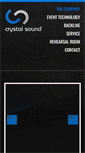 Mobile Screenshot of crystal-sound.de